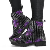 Silver Steampunk Purple Rose - (REGSSPR)
